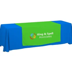 Serged 8-foot Closed-Back Table Throw and Runner Kit - 24 hr