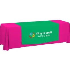 Serged 8-foot Closed-Back Table Throw and Runner Kit - 24 hr