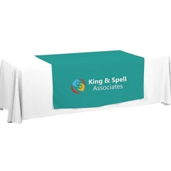 Serged 8-foot Closed-Back Table Throw and Runner Kit - 24 hr