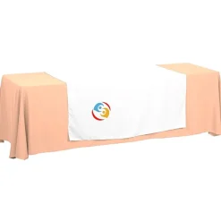 Serged 8-foot Closed-Back Table Throw and Runner Kit - 24 hr