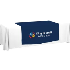 Serged 8-foot Closed-Back Table Throw and Runner Kit - 24 hr