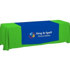 Serged 8-foot Closed-Back Table Throw and Runner Kit - 24 hr