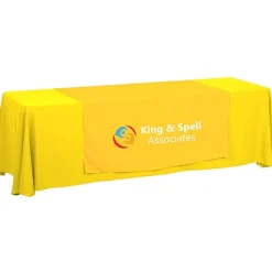 Serged 8-foot Closed-Back Table Throw and Runner Kit - 24 hr
