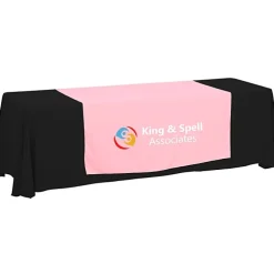 Serged 8-foot Closed-Back Table Throw and Runner Kit - 24 hr