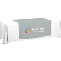 Serged 8-foot Closed-Back Table Throw and Runner Kit - 24 hr