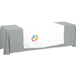 Serged 8-foot Closed-Back Table Throw and Runner Kit - 24 hr