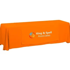 Serged 8-foot Closed-Back Table Throw and Runner Kit - 24 hr