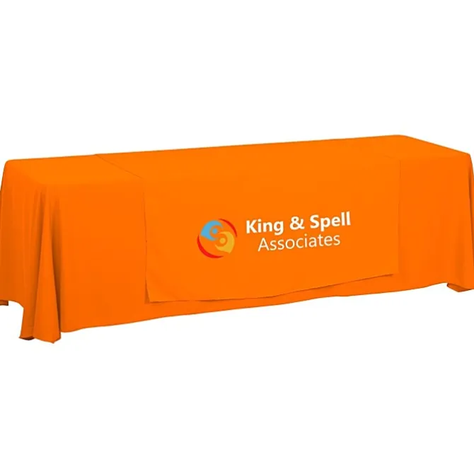 Serged 8-foot Closed-Back Table Throw and Runner Kit - 24 hr