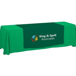 Serged 8-foot Closed-Back Table Throw and Runner Kit - 24 hr