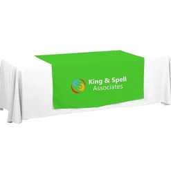 Serged 8-foot Closed-Back Table Throw and Runner Kit - 24 hr