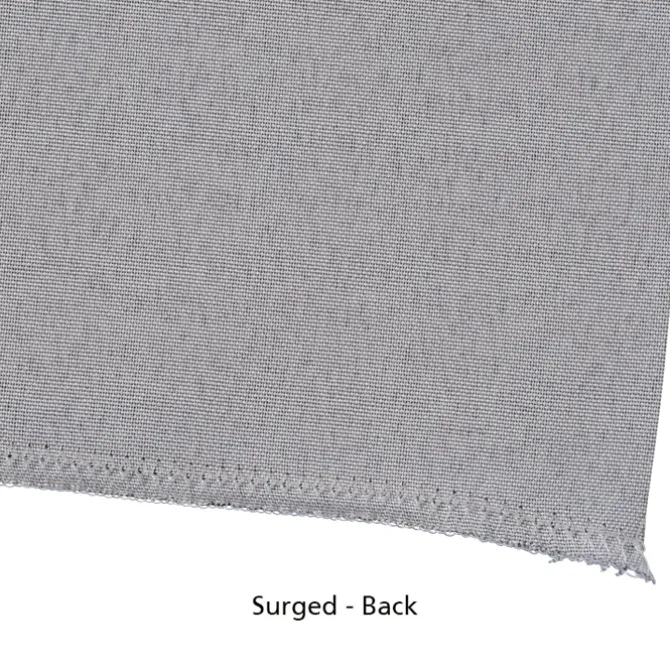 Serged 8-foot Closed-Back Table Throw and Runner Kit - 24 hr