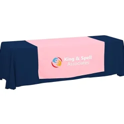 Serged 8-foot Closed-Back Table Throw and Runner Kit - 24 hr