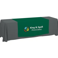 Serged 8-foot Closed-Back Table Throw and Runner Kit - 24 hr