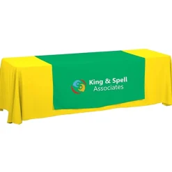 Serged 8-foot Closed-Back Table Throw and Runner Kit - 24 hr