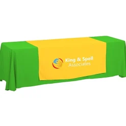 Serged 8-foot Closed-Back Table Throw and Runner Kit - 24 hr
