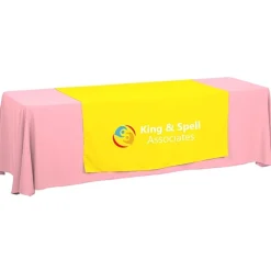 Serged 8-foot Closed-Back Table Throw and Runner Kit - 24 hr