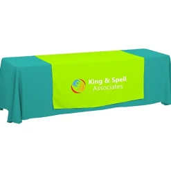 Serged 8-foot Closed-Back Table Throw and Runner Kit - 24 hr