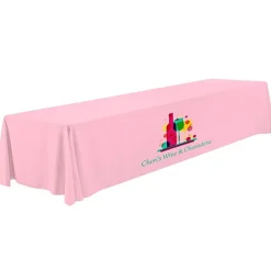 Serged Open-Back Polyester Table Throw - 16 feet
