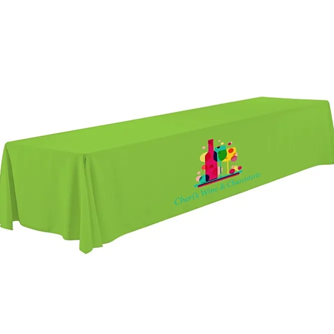 Serged Open-Back Polyester Table Throw - 16 feet