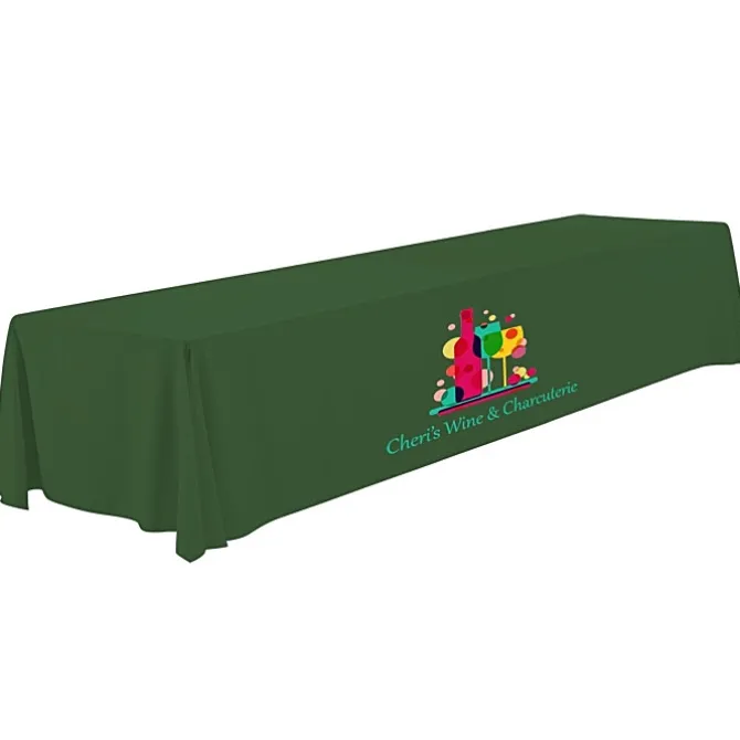 Serged Open-Back Polyester Table Throw - 16 feet