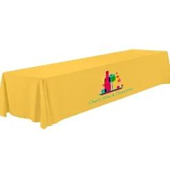 Serged Open-Back Polyester Table Throw - 16 feet