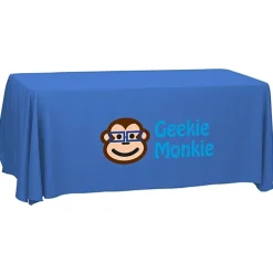 Serged Open-Back Polyester Table Throw - 6 feet