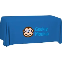 Serged Open-Back Polyester Table Throw - 6 feet - 24 hr