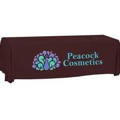 Serged Open-Back Polyester Table Throw - 8 feet - 24 hr