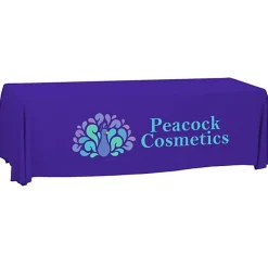 Serged Open-Back Polyester Table Throw - 8 feet - 24 hr