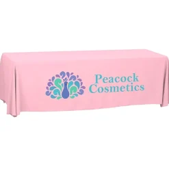 Serged Open-Back Polyester Table Throw - 8 feet - 24 hr
