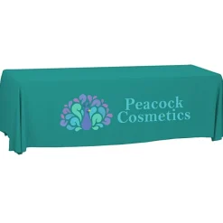 Serged Open-Back Polyester Table Throw - 8 feet - 24 hr
