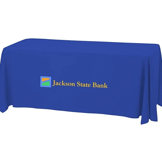 Serged Open-Back Stain Resistant Table Throw - 6 feet