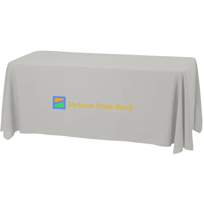 Serged Open-Back Stain Resistant Table Throw - 6 feet