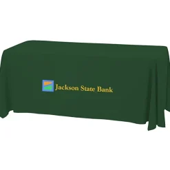 Serged Open-Back Stain Resistant Table Throw - 6 feet