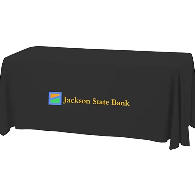 Serged Open-Back Stain Resistant Table Throw - 6 feet
