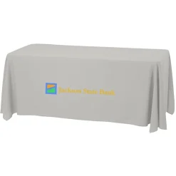 Serged Open-Back Stain Resistant Table Throw - 6 feet - 24 hr