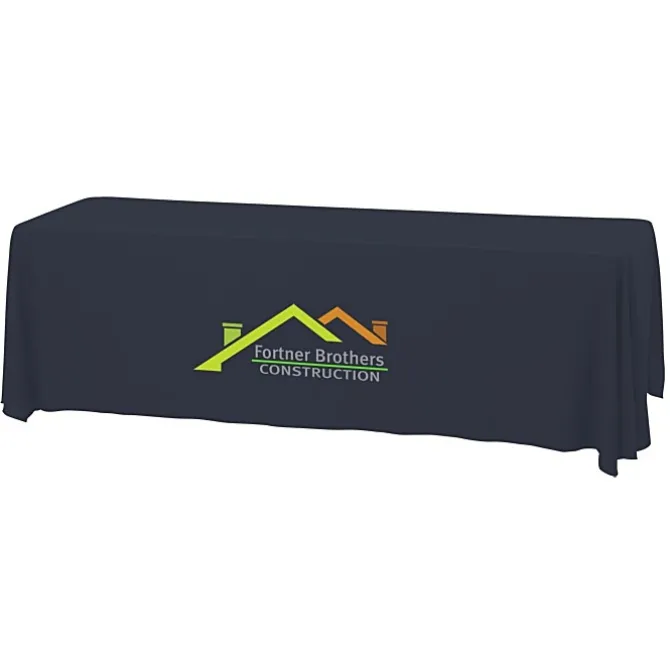 Serged Open-Back Stain Resistant Table Throw - 8 feet