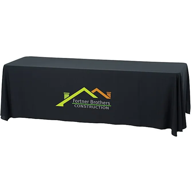 Serged Open-Back Stain Resistant Table Throw - 8 feet