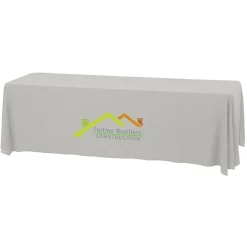Serged Open-Back Stain Resistant Table Throw - 8 feet