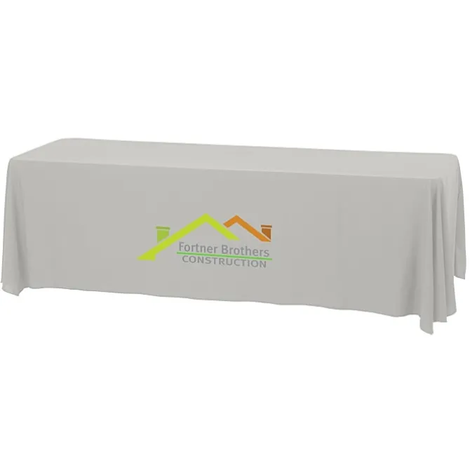 Serged Open-Back Stain Resistant Table Throw - 8 feet