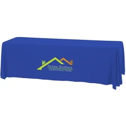 Serged Open-Back Stain Resistant Table Throw - 8 feet