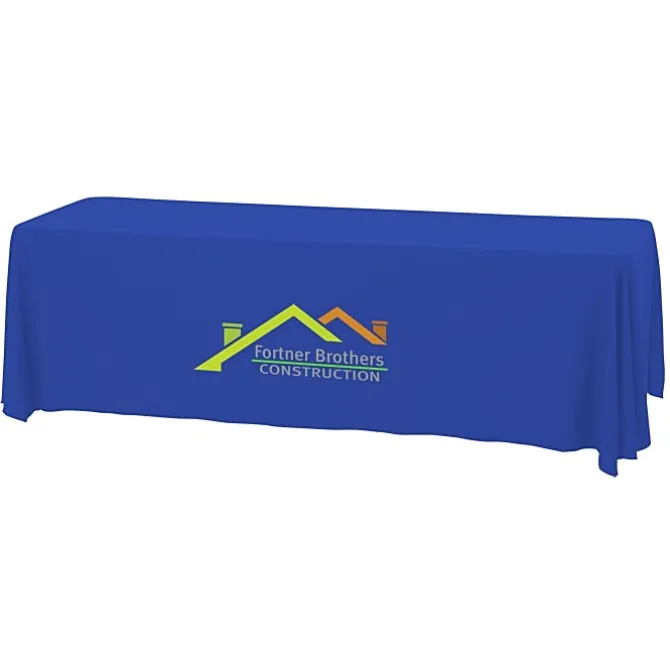 Serged Open-Back Stain Resistant Table Throw - 8 feet