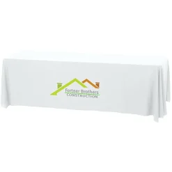 Serged Open-Back Stain Resistant Table Throw - 8 feet