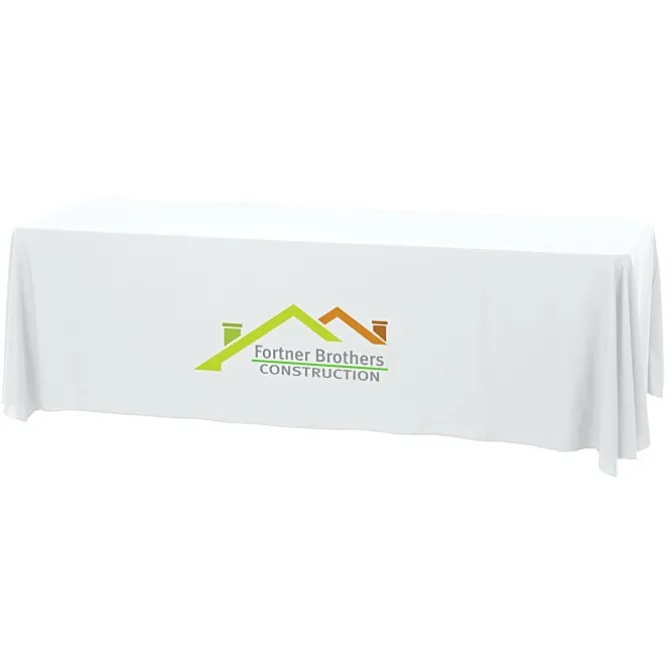 Serged Open-Back Stain Resistant Table Throw - 8 feet