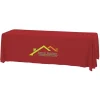 Serged Open-Back Stain Resistant Table Throw - 8 feet - 24 hr