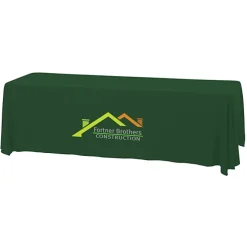 Serged Open-Back Stain Resistant Table Throw - 8 feet - 24 hr
