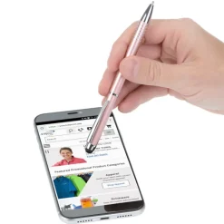 Sharon Stylus Twist Metal Pen - Metallic