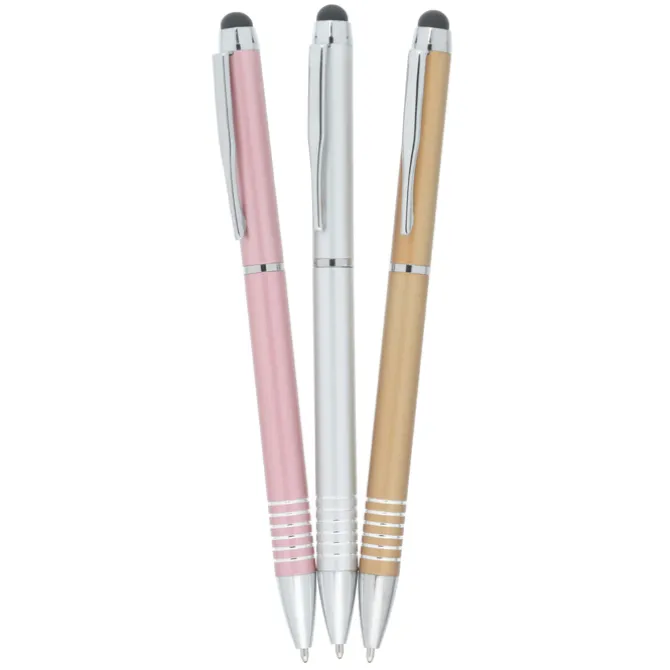 Sharon Stylus Twist Metal Pen - Metallic