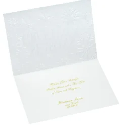 Shimmery Snowflakes Greeting Card