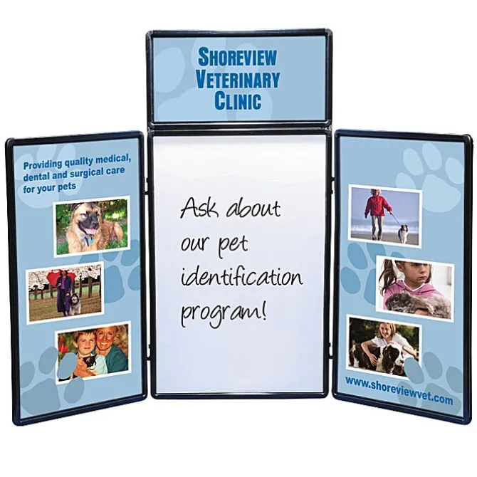 Show N Write Tabletop Display - 6 feet - Full Color